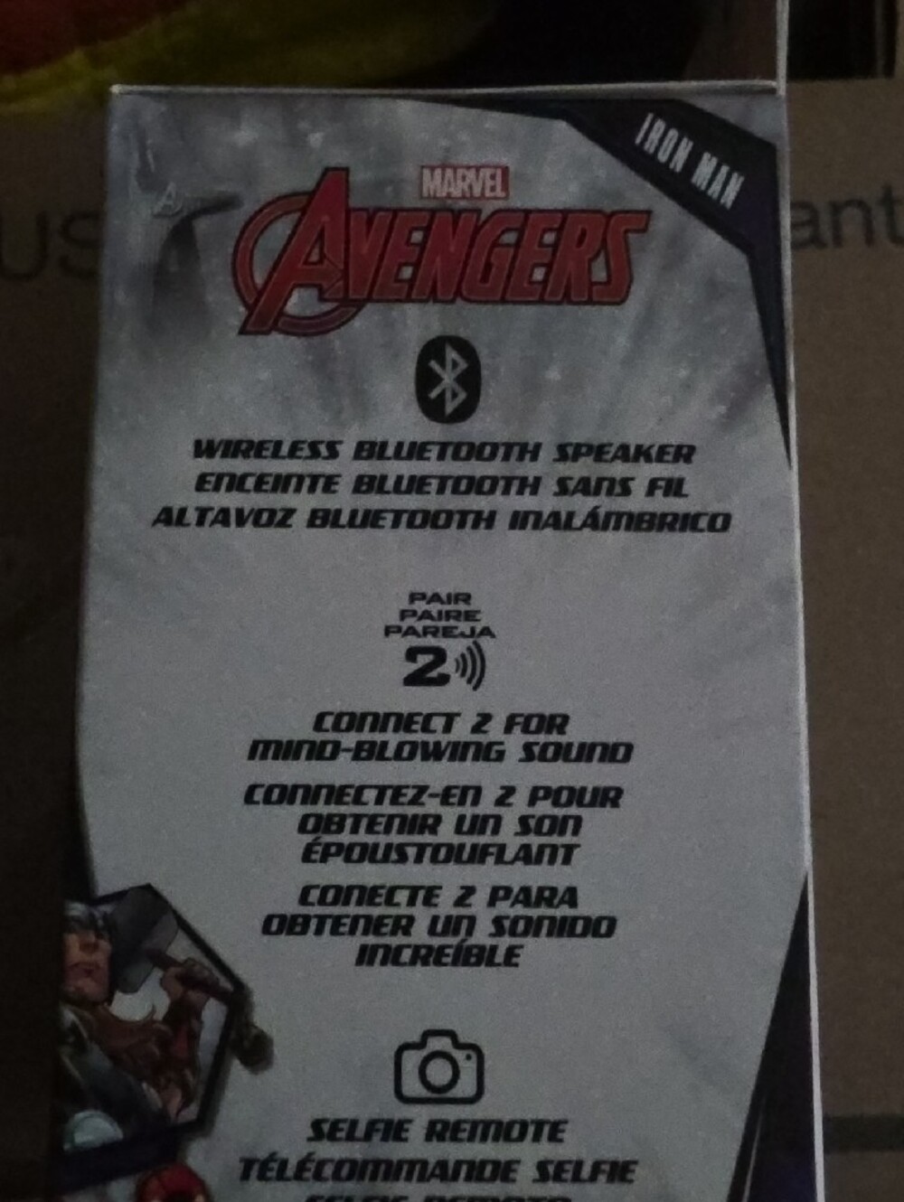 Marvel Avengers Iron Man Bitty Boomers Bluetooth Speaker - Picture 2 of 4